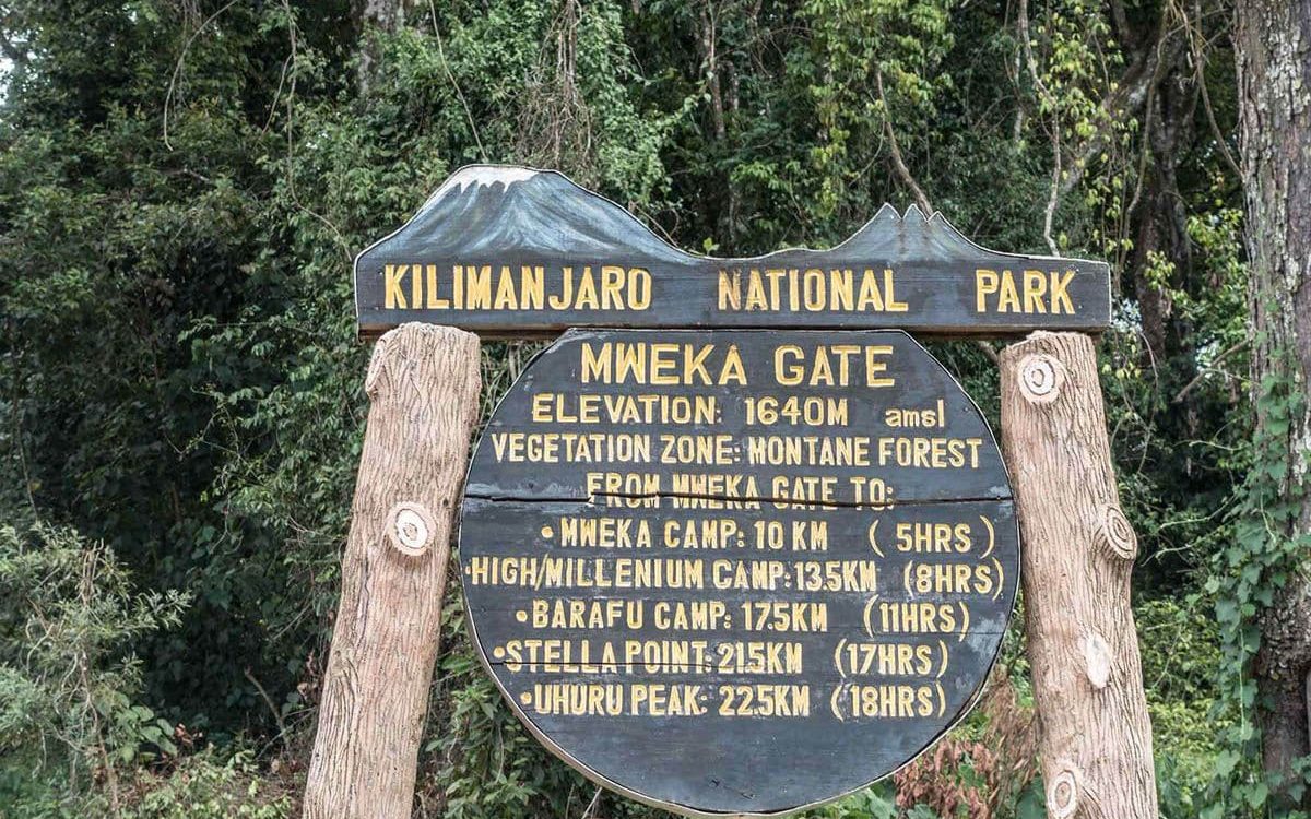 Mweka Gate 1 Mweka Gate 1